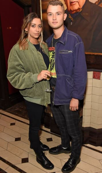 Rafferty Law with his ex-girlfriend, Clementine Linieres.